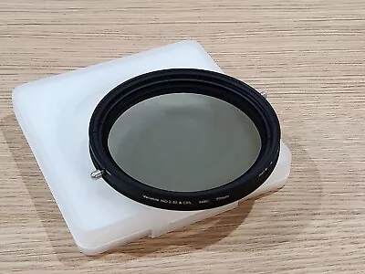 K&F Concept 2in1 Camera Lens Filter Variable ND 2-32 CPL 77mm • $30