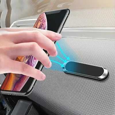 Universal Magnetic Car Phone Holder | Dashboard Mount For Kitchen Desk & Wall • £3.89