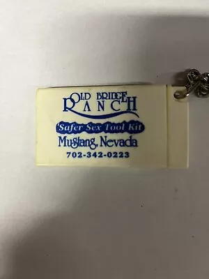 Vintage Mustang Ranch Key Chain Sparks Nevada Bridge Ranch Condom Holder • $50