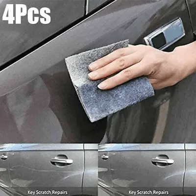 4Pcs For Universal Car Scratches Nano Magic Cloth Scratch Remover Sparkle Cloth • $9.49