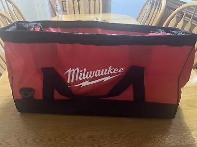 New Extra Large 23 Inch Milwaukee Heavy Duty Tool Bag & Strap 23 L X 10 W X 12 D • $43.99