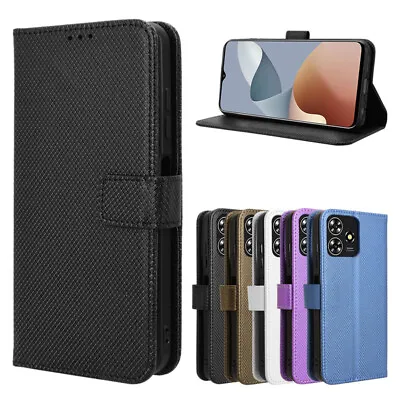 Luxury Wallet Leather Flip Case Cover For ZTE Blade A73 A54 A34 A32 A52 A72 A33S • $13.08