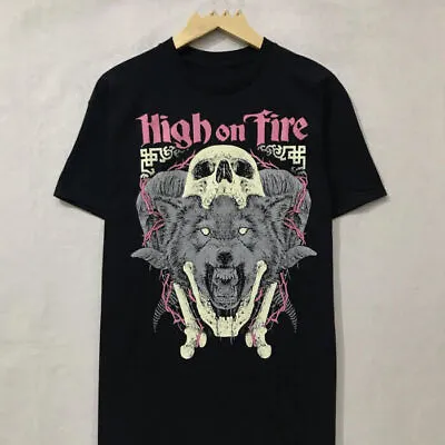 HIGH ON FIRE Band T-shirt Black Unisex Cotton All Sizes YA1153 • $21.84