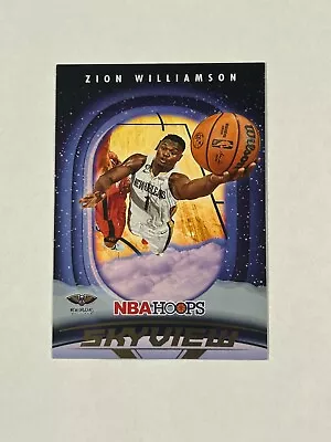 ZION WILLIAMSON 2023-24 NBA Hoops Winter Skyview Insert #25 • $0.50