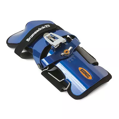 Brunswick Bionic Positioner BLUE Bowling Wrist Support Glove Left Handed • $52.95