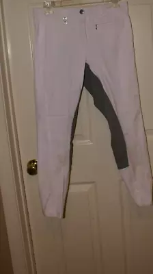 Vintage Pikeur Lugana Full Seat Riding Breeches Sz.28r White/gray • $50