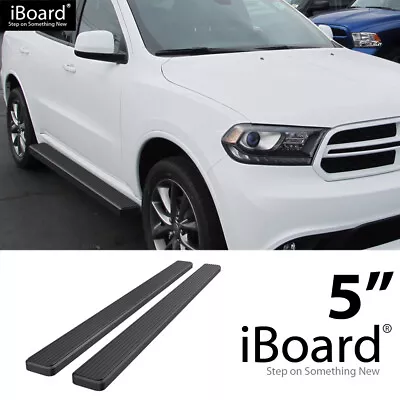 APS Running Board Side Step Nerf Bars 5in Aluminum Black Fit Dodge Durango 11-24 • $189