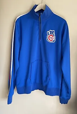 Blue Chicago  Cubs Jacket Collectibles Size XL 70% Polyester 30% Cotton • $43