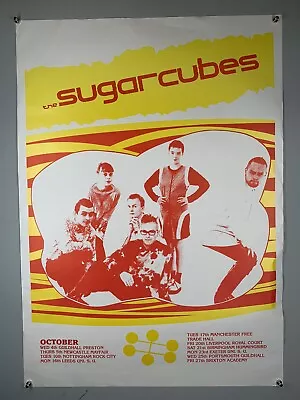 £205 • Buy Bjork The Sugarcubes Poster Original Promo Here Today Tomorrow UK Tour  1989