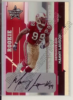 Manny Lawson Rookie Rc Draft Auto Autograph 49ers Nc State Wolfpack Ncsu #/25 06 • $13.99