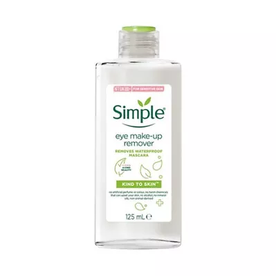 Simple Kind To Skin Eye Make-Up Remover 125ml No Perfume Colour Or Chemicals • £12.19