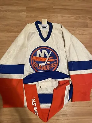 Stanley Cup 80’s Sandow New York Islanders Authentic Cosby NHL Hockey Jersey M • $485