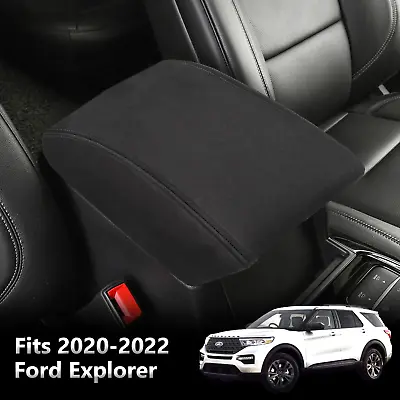$29.99 • Buy Fits 2020-2022 Ford Explorer Neoprene Wetsuit Console Lid Armrest Cover Black