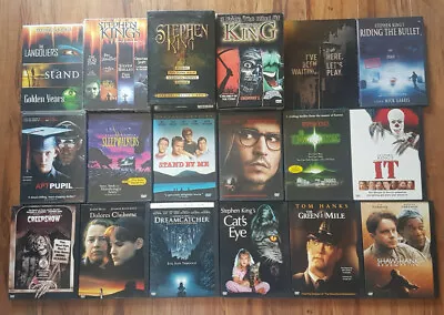 /1538 Stephen King 29-Title DVD Lot (Box Sets Maximum Overdrive It) Rare OOP • $119.99