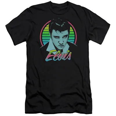 ELVIS PRESLEY NEON KING Licensed Adult Men's Graphic Tee Shirt SM-6XL • $22.99