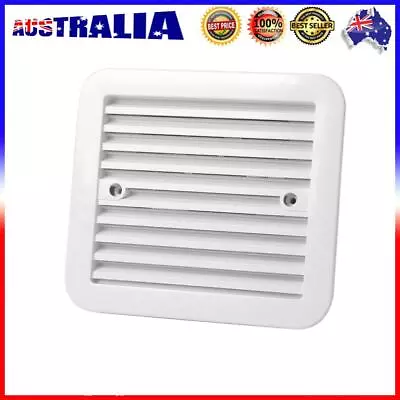 Au- RV Fridge Vent With Fan Silent Trailer Caravan Side Air Ventilation Exhaust • $52.80