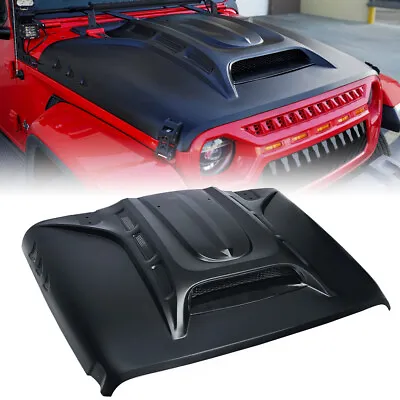 Xprite Steel Vented Hood Scoop For 2018-2024 Jeep Wrangler JL Gladiator JT • $764.43