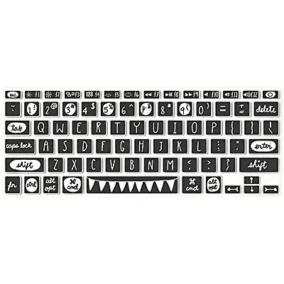 Flapjacks Stylish Laptop Keyboard Cover F/Apple Magic Keyboard Chalk Flag Style • $17.99
