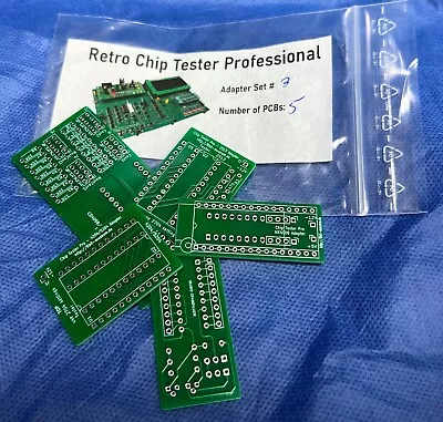 Retro Chip Tester Professional Adapters Set 3 -  Uncommon ICs  • $39.99