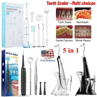$14.35 • Buy Electric Teeth Cleaner Dental Calculus Remover Scaler Tooth Cleaning Whitening