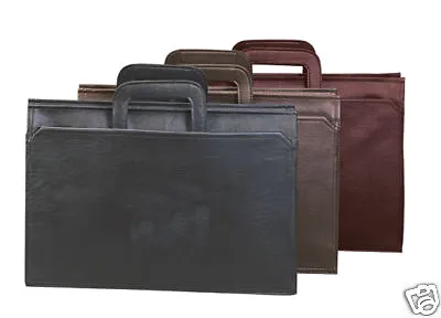 Burgundy Slim Carry Document Zip Business Lawyer Doctor Agent Portfolio Brief • $25.99