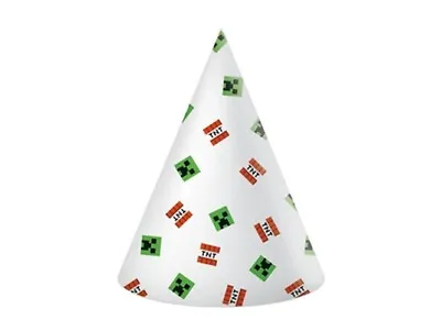 Minecraft Party Hats 6 Pcs (1890) • $5.99