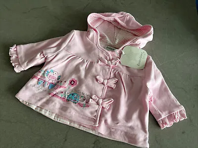 Babaluno Baby Girls Cotton Jacket  Age Newborn • £8.99