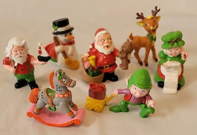 Vintage  1980's  Schleich Wallace Berrie Christmas Figures PVC Lot Of 6 Portugal • $12.99