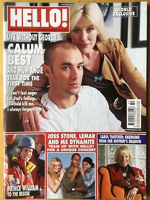 Hello! Magazine #898 - 22 December 2005 - Calum Best - Carol Thatcher - William • £8.50