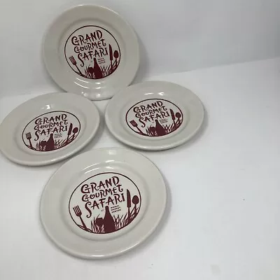 Vintage Homer Laughlin Dessert Plate Red And White Restaurant Ware Lead Free • $22