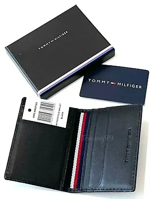 £19.99 • Buy Tommy Hilfiger Men's Metro Bifold Wallet Black AM0AM07305_Great Xmas Gift