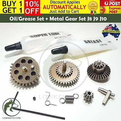 Metal Gear Set Gearbox Oil Grease Set Gel Blaster Toy Gen 8 9 10 M4A1/SCAR V2 • $32.95