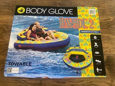 Body Glove Bayside 2 Person Yellow Water Skiing Inflatable Towable Tube • $60