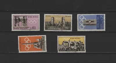 S44304 Italy MNH 1959 Propaganda Olimpiade Rome 5v • $2.75