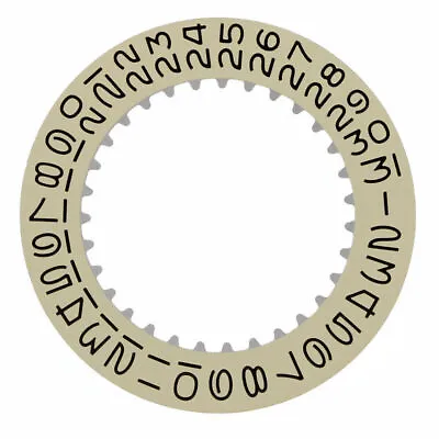 Date Disc For Rolex 1530-1570 Movement Champagne Yellow Watch Part • $39.95