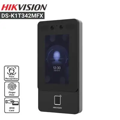 Hikvision 2MP Face Fingerprints Recognition Access Terminal Two Way Audio • $250.99