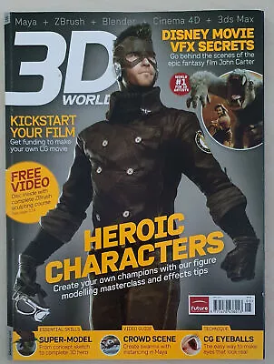 3D World Heroic Characters Magazine May 2012. Ref00107 • £18.10