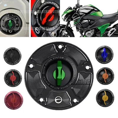 Fuel Tank Cap Cover For KAWASAKI Z750 R ER-6R ZX-10R RR ZX-6R Z800 CONCOURS 1400 • $40.18