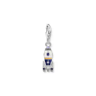 Genuine THOMAS SABO Charm Pendant Rocket With Colourful Stones • $99