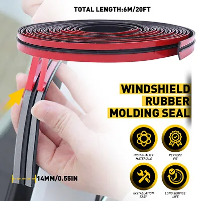 6M Windshield Rubber Molding Seal Trim For Universal Windscreen And Sunroof USA • $12.99