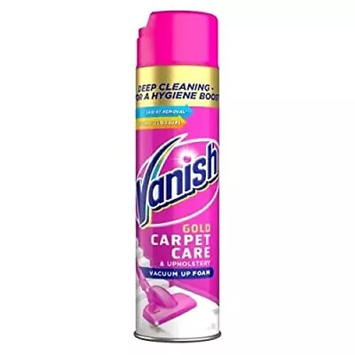 Vanish Carpet Cleaner + Upholstery Gold Power Foam Shampoo Large Area Cleanin... • £9.35