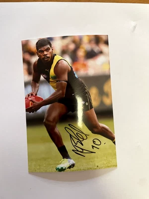 $14.95 • Buy Maurice Rioli Jnr Authentic Hand- Signed Original Photo - Richmond Tigers