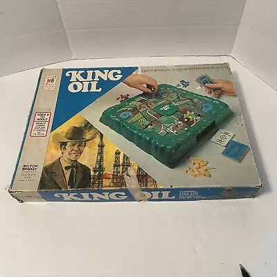 Vintage 1974 King Oil Board Game By Milton Bradley - Made In USA • £95.85