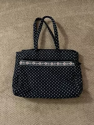 Vera Bradley Tote Bag Metropolitan Floral Navy Blue Laptop/briefcase • $20