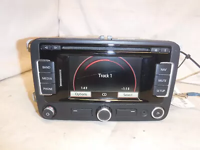 10-16 Volkswagen RNS315 Beetle Golf Radio Cd Gps Navigation & Code 1K0035274B • $67.28