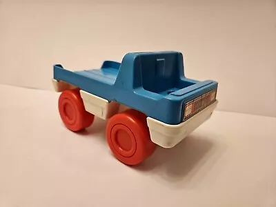 Blue Vintage Chicco Toy Garage Truck Safari Toy (truck Only) • $7.39