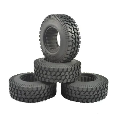 £13.29 • Buy 1/10 Rc 1.9  98mm Rock Crawler Rubber Tires Tyre With Foam For TRX6 TRX4 SCX10
