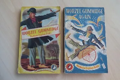 WORZEL GUMMIDGE/WORZEL GUMMIDGE AGAIN Barbara Euphan Todd (2 Bks) Puffin 1950/49 • $35