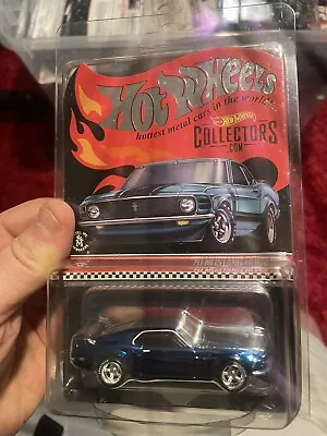 Hot Wheels RLC Blue '70 Mustang Boss 302 4341/7000 - HTF • $250