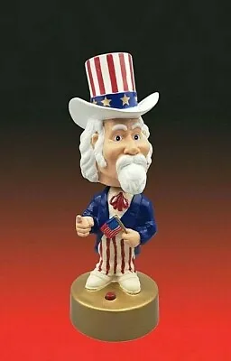 Vintage GEMMY 2001 Musical Uncle Sam Bobblehead Plays America The Beautiful • $24.99